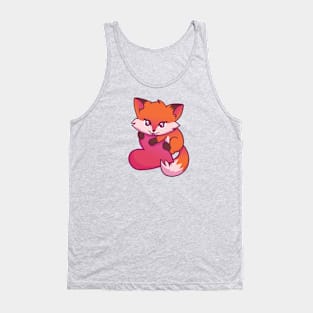 Cute Foxy Heart Tank Top